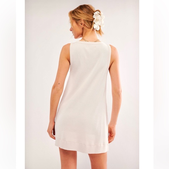 NEW Free People Beach Tracey Mini Dress In White Sands - Picture 4 of 6